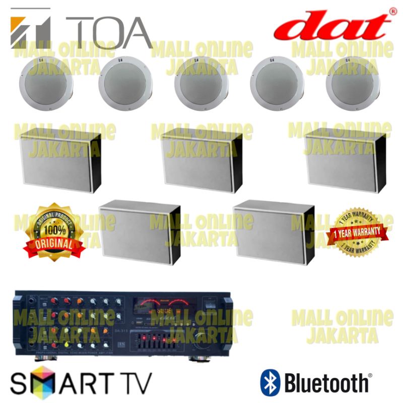 Paket sound system outdoor indoor cafe kantor toa