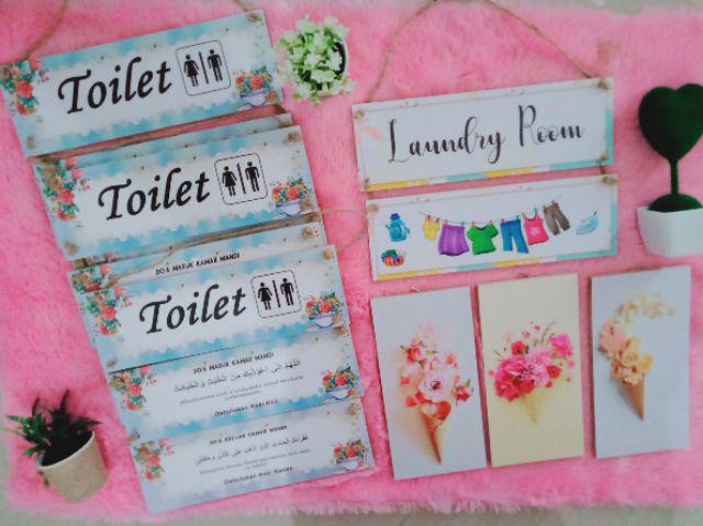 Shabbychihc/walldecor/walldekor/gantungan/dekorasi/toilet/kamarmandi/bathroom/hiasandinding/ Sedang