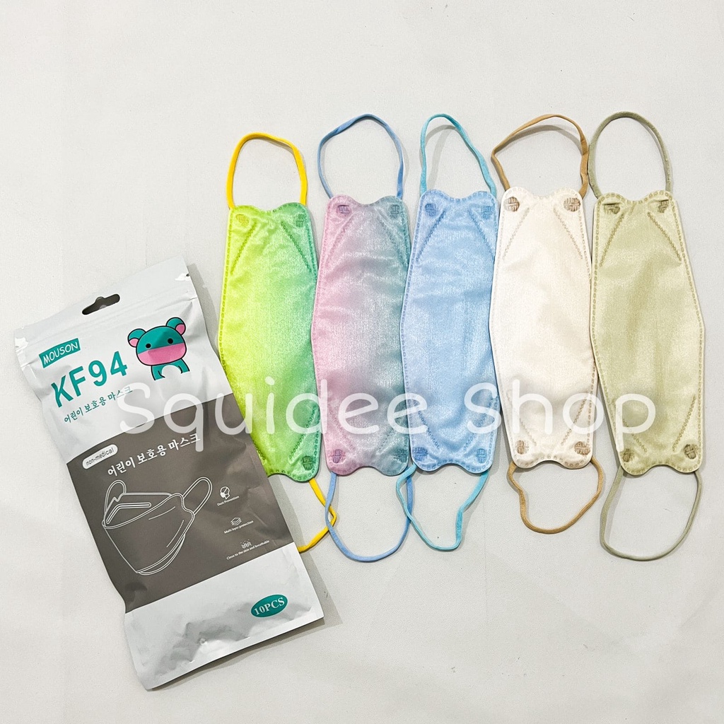 Masker Anak Mouson KF94 Earloop 4 Ply isi 10pcs