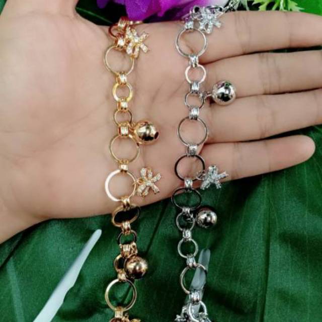 Gelang Pita Lapis Emas