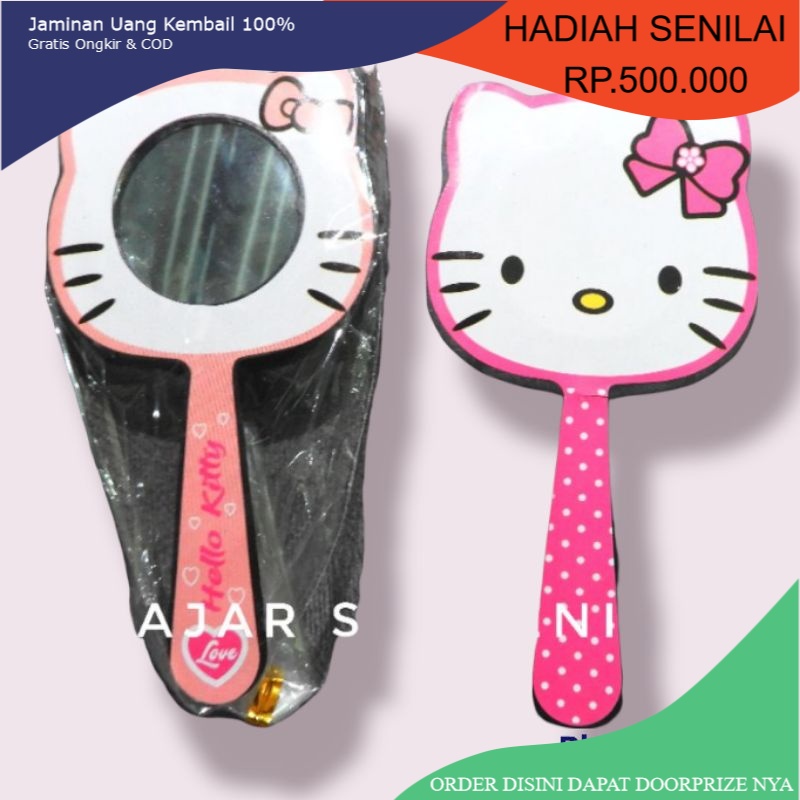 MURAH Souvenir Pernikahan Cermin Motif Hello Kity Souvenir Pernikahan Unik Souvenir Nikah Termurah K