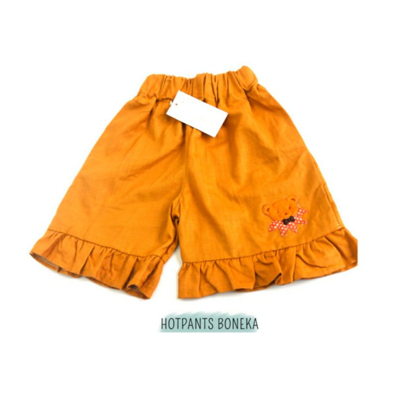 Hotpants Ruffle Boneka / Celana Pendek Anak 1-6 Tahun / Daily Pants