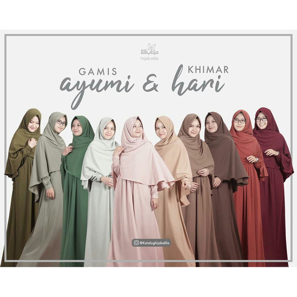 GAMIS AYUMI Hijab Alila Dress Syari Polos Busui Friendly Bahan