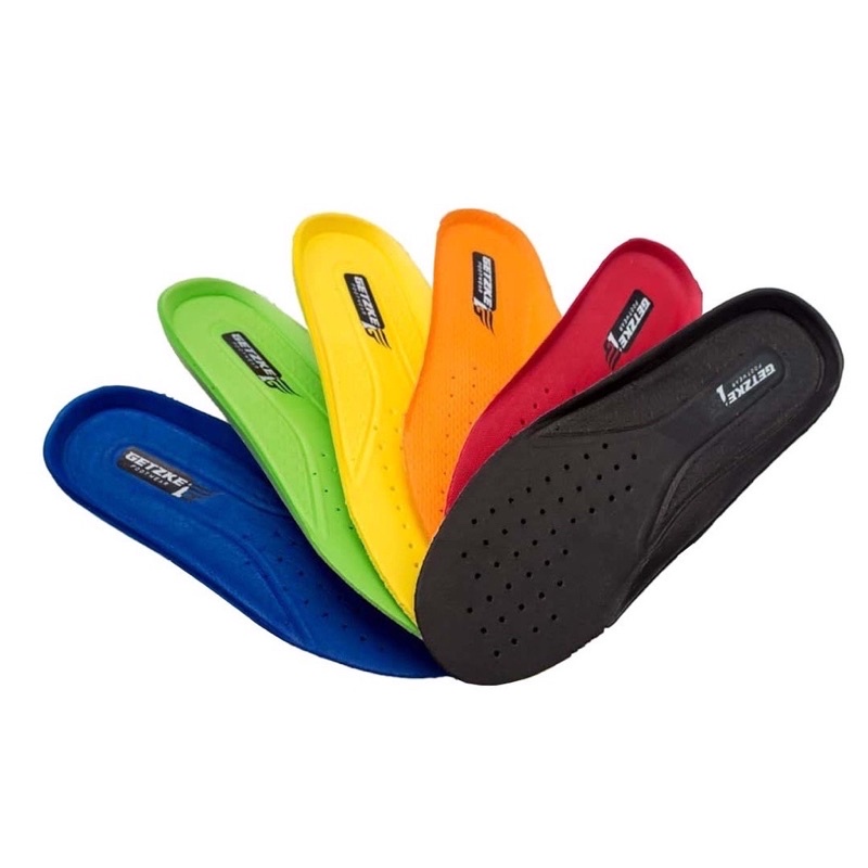 INSOLE GETZKE GETZKE FOOTWEAR GETZKE ONE GE-ONE HITAM MERAH KUNING HIJAU BIRU ORANGE