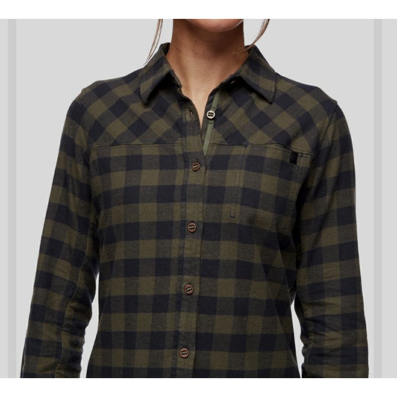 Black Diamond Women stopper Flanel Shirt Original