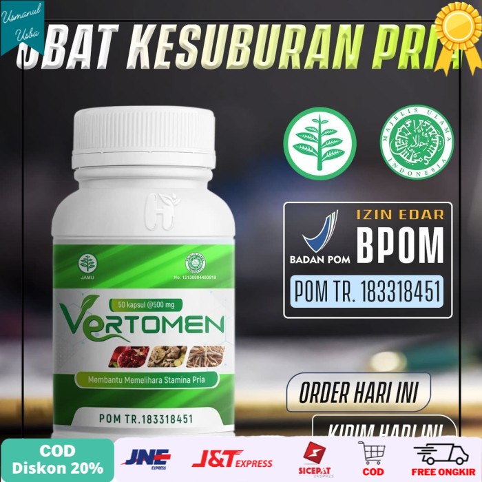 

◾COD◾ Obat Penyubur Sperma VERTOMEN