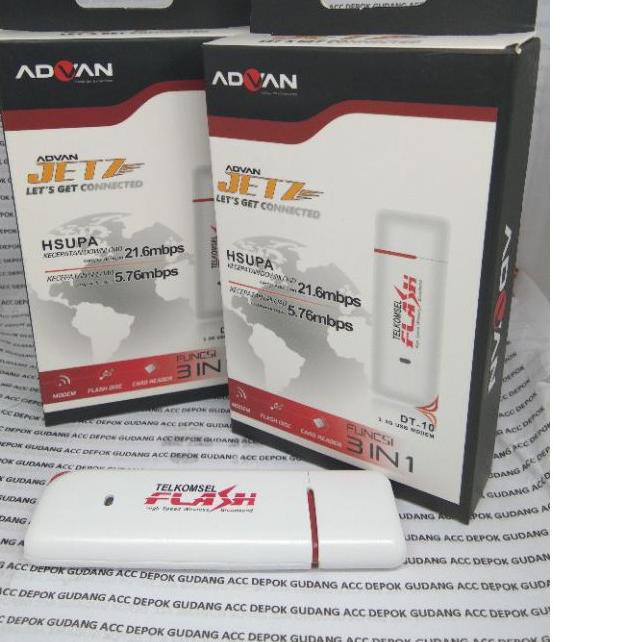 ✽ Modem Telkomsel Flash Advan Jetz DT10 Unlock All GSM DT 10 Original ☈