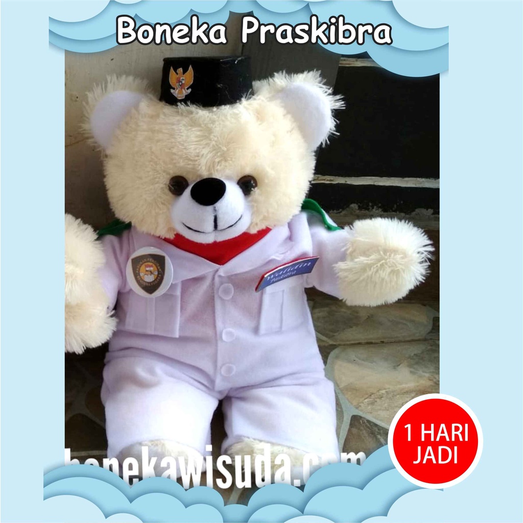 Kado Boneka Paskibra Paskibraka Pasukan Pengibar Bendera Upacara 17 Agustusan Hadiah Gift Boneka Cewek Cowok Profesi SMA Nasional Sekolah Lapangan Institusi Perempuan Laki-laki