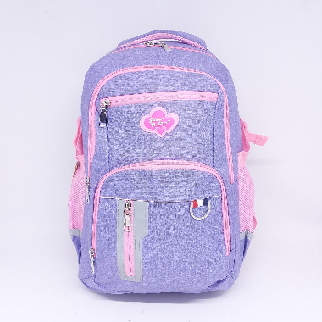 RANSEL LAPTOP SILVER GIRL ALTO ORIGINAL / TAS SEKOLAH CEWEK SD SMP SMA KULIAH / TAS LAPTOP PEREMPUAN GRATIS JAS HUJAN / TAS PUNGGUNG WANITA BARU / TAS DUKUNG ANAK MURAH KUAT SILVERGIRL / BAGPACK COLORFULL WARNA WARNI UNICORN Kuda pony / BACKPACK CEWEK