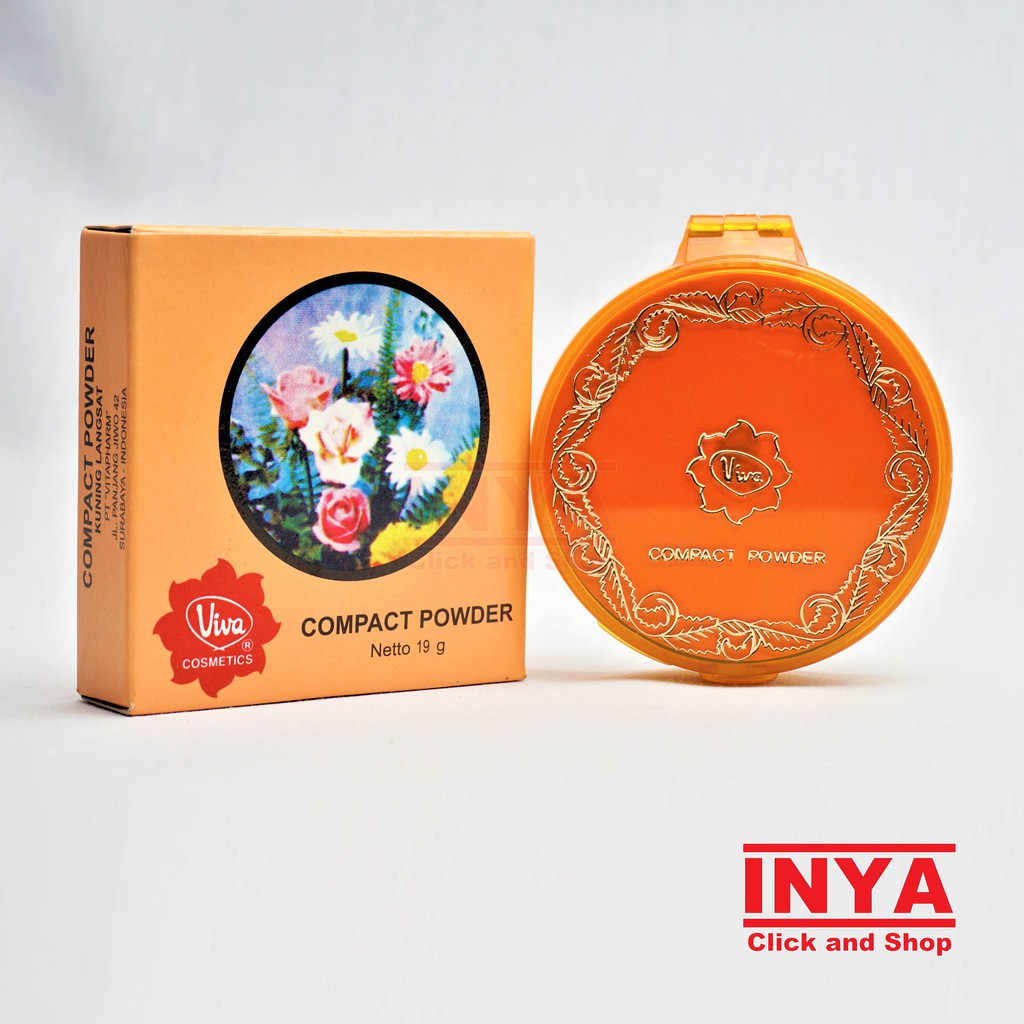 VIVA COSMETICS KUNING LANGSAT COMPACT POWDER 19gr - BEDAK PADAT