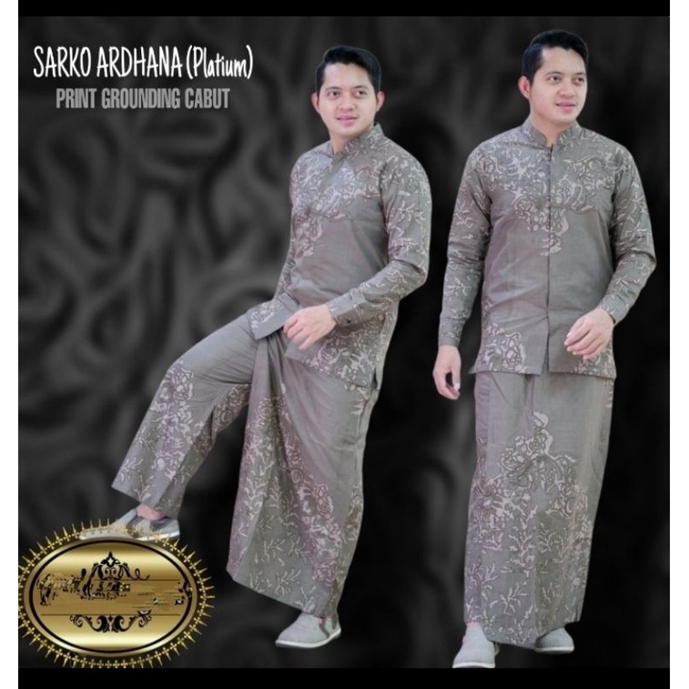 Sarung koko setelan batik pria
