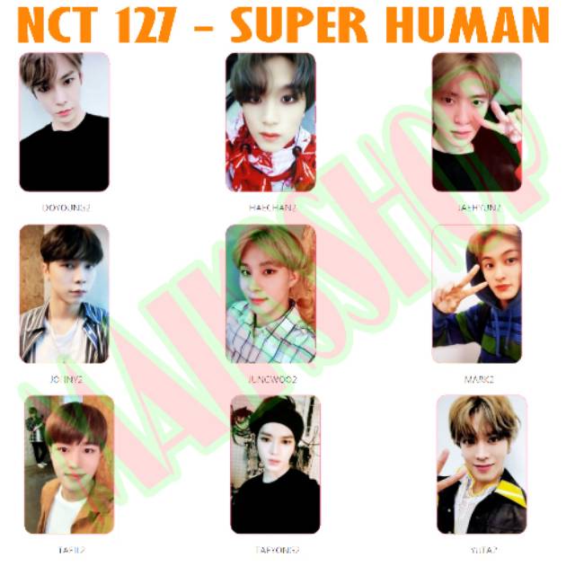 NCT 127 Super Human Photocard Kpop