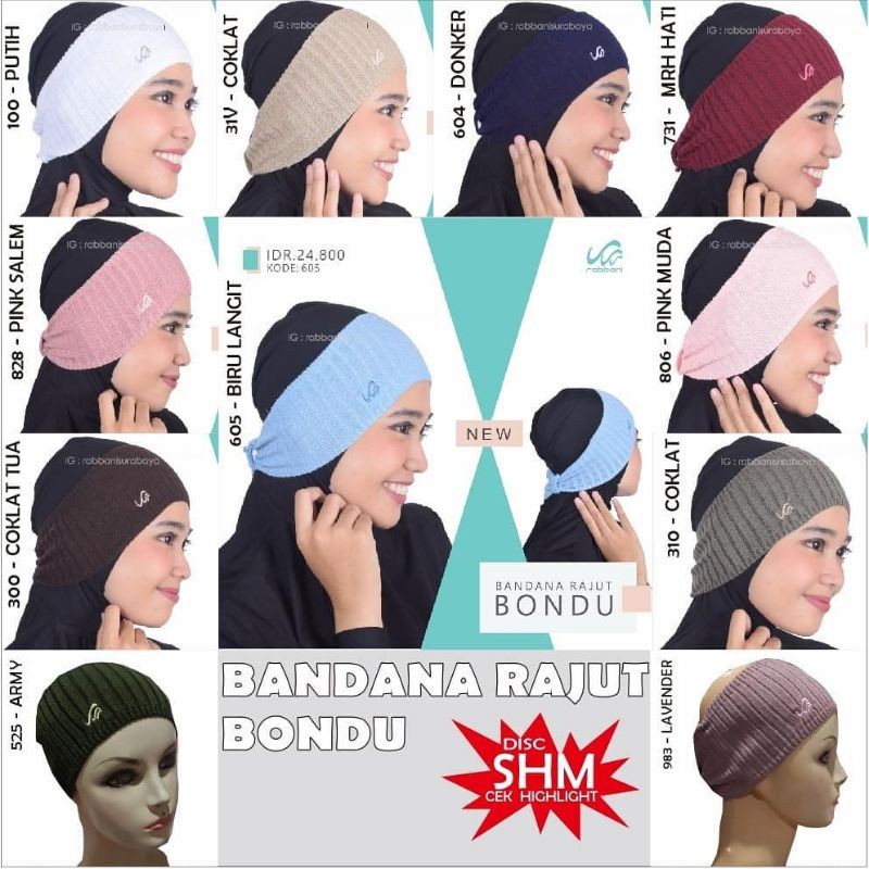 BANDANA RAJUT BONDU RABBANI
