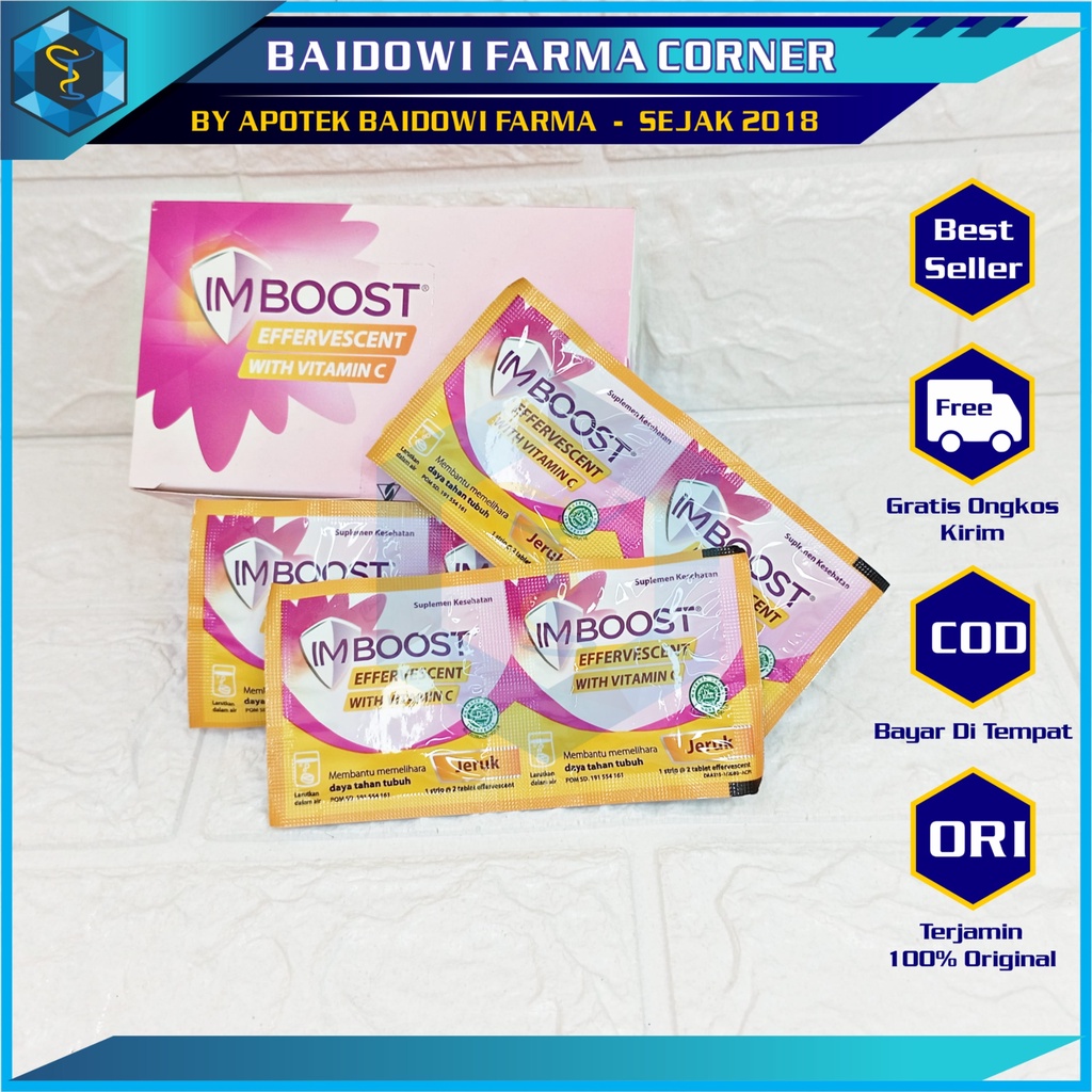 IMBOOST EFFERVESCENT TUBE DAN SACHET