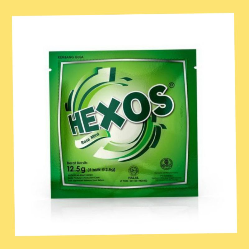 

Hexos Permen Rasa Mint Sachet