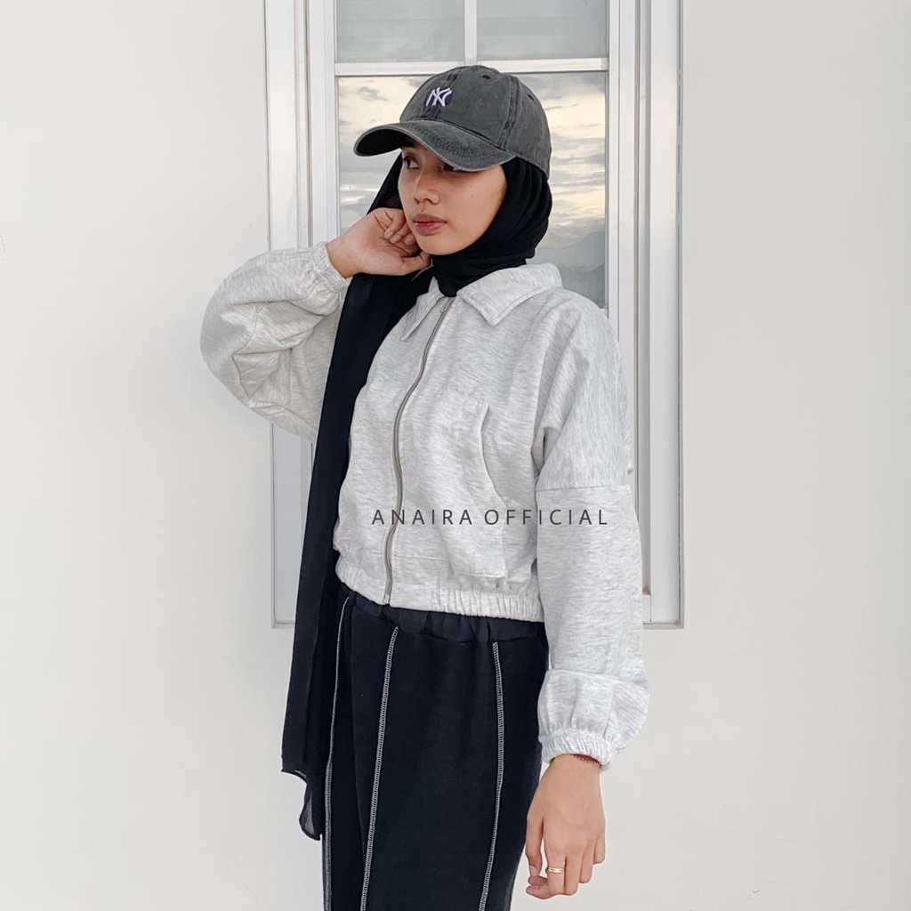 SWEATER WANIITA AIRA CROP ANAIRAOFFICIAL SWEATER OVERSIZE WANITA SWEATER CEWEK SWEATER OVERSIZE CEWEK CREWNECK CEWEK CREWNECK WANITA