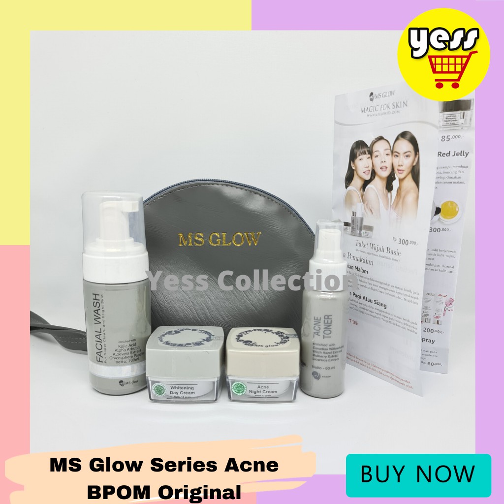 Ms Glow Acne Series | Ms Glow Acne | Ms Glow Paket Acne | Acne Series | Untuk Jerawat