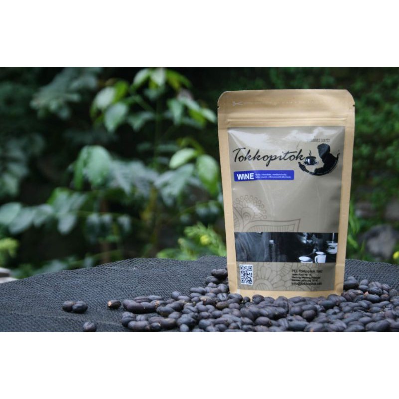 

250 Gram Roasted Beans Arabika Puntang Anaerob / Kopi Wine / Puntang Wine.