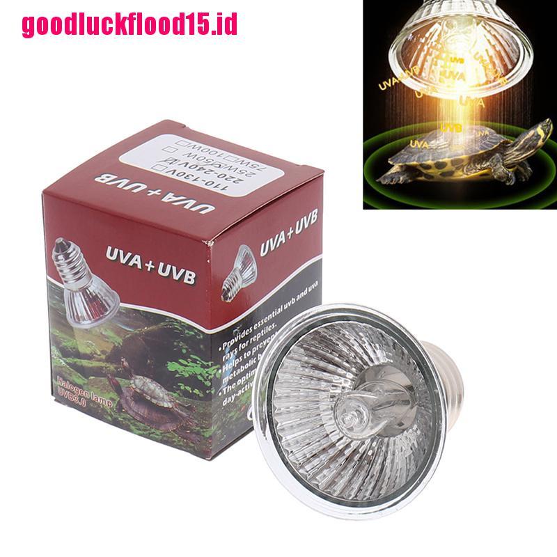 {LUCKID}25/50/75W UVA+UVB 3.0 Reptile Lamp Bulb Turtle Basking UV Light Bulbs Heating Lamp Temperature Controller