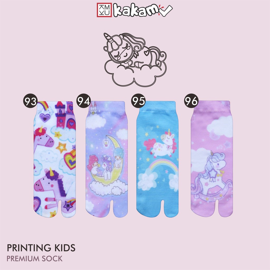 Kakamu Kaos Kaki Anak Printing Karakter 5