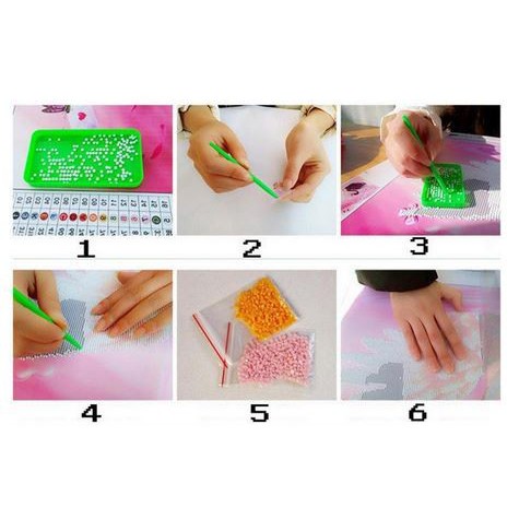 DIY Diamond Painting - 5D Five-Flavored Fish Stitch Kit