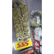 SSS RK CHAIN KIT GEAR SET GERSET PAKET GER DEPAN BELAKANG RANTAI CB150R VIXION MP VERZA BYSON