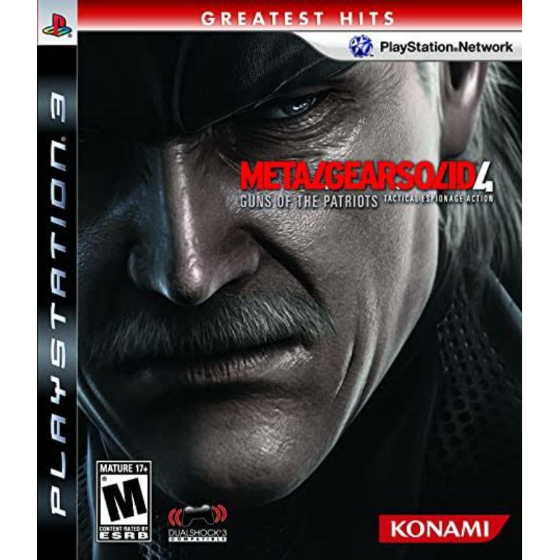 *Preloved* Metal Gear Solid 4: Guns of the Patriots Playstation 3 PS 3  Second Blu Ray Original PS3
