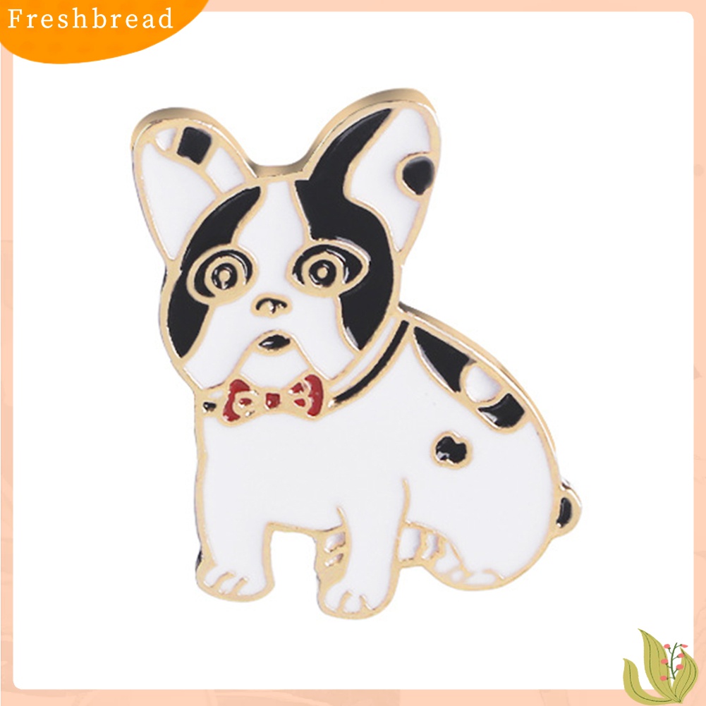 ?Fresh??Bros Pin Enamel Bentuk Kartun Binatang / Anjing / Ikan Paus / Kucing Lucu untuk Wanita