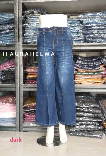 KULOT JEANS VJ  ORIGINAL HAURAHELWA  #BELAH DEPAN SIZE S,M,L