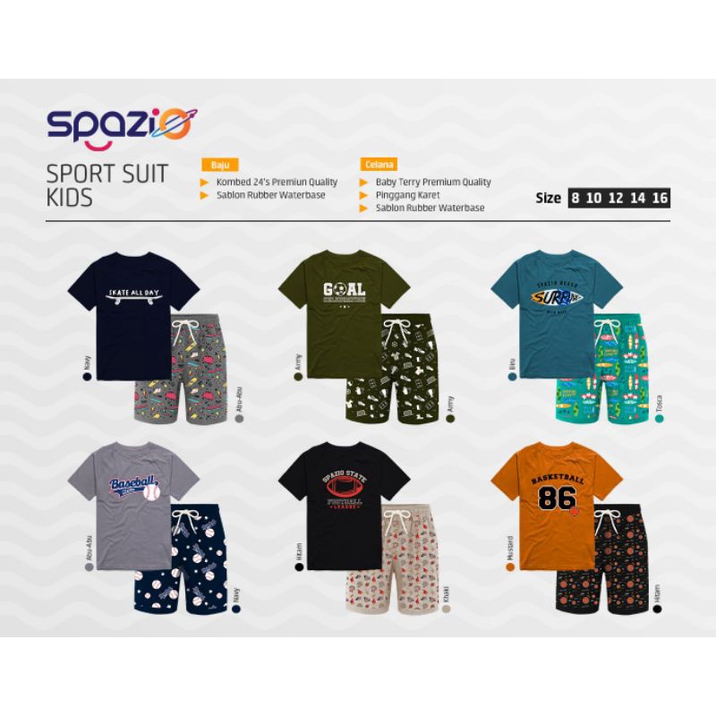 SETELAN ANAK LAKI-LAKI SPORT SUIT SPAZIO