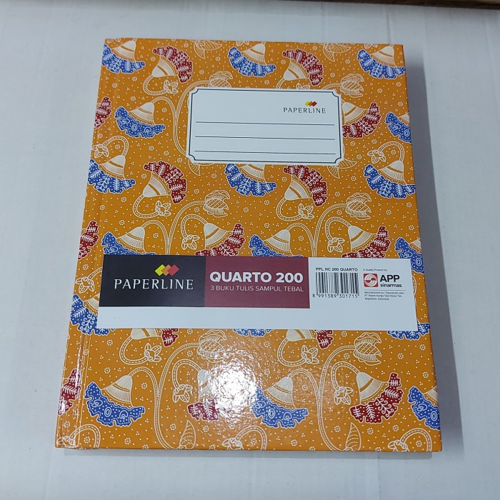 

Produk Buku Tulis Kwarto 200 Lbr Ppl Murah