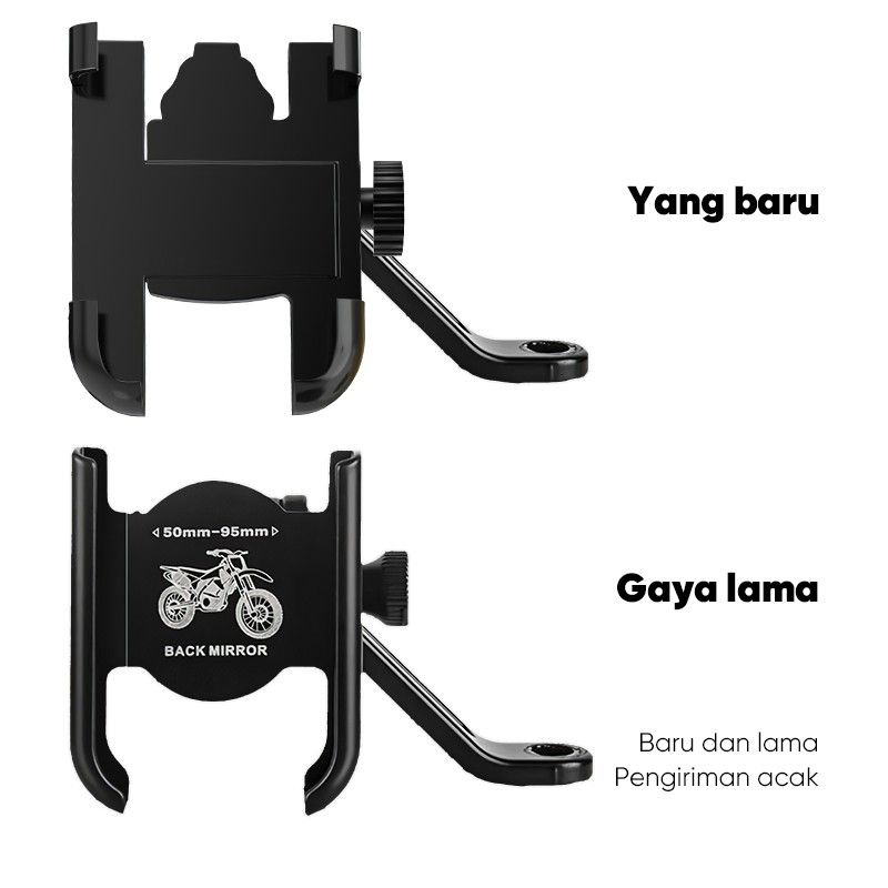 Holder HP motor spion besi/phone holder sepeda motor besi