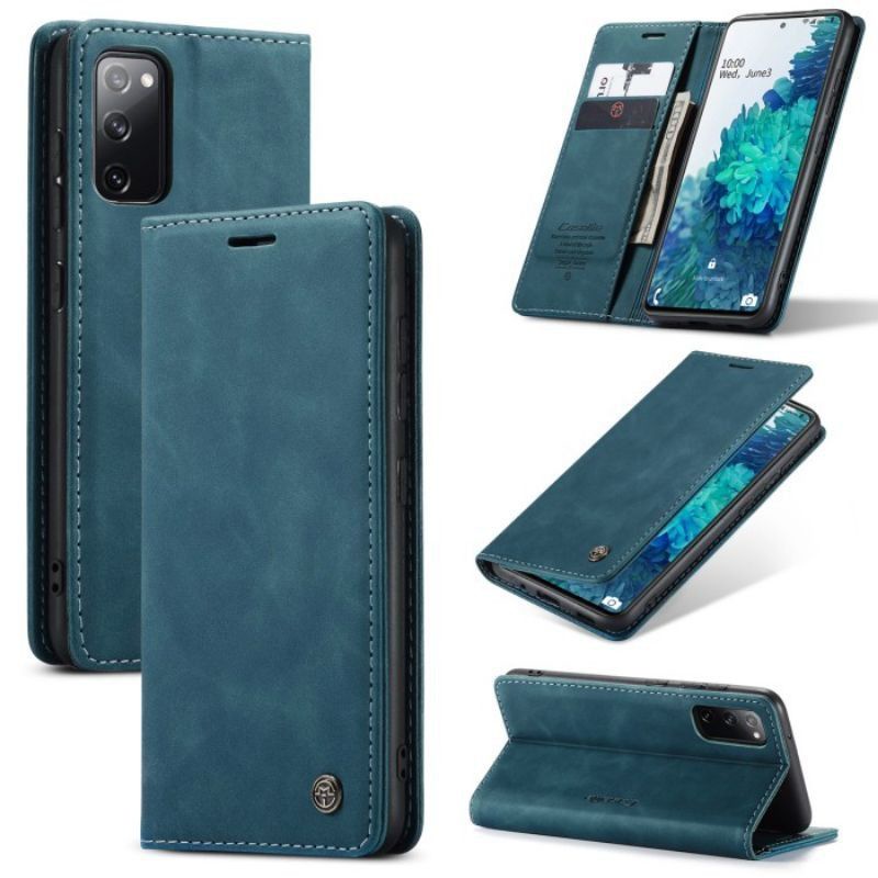 Flip Case Samsung S20 FE Original CASEME Leather Wallet Casing S20FE