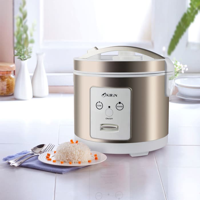 Rice Cooker Stainless 2 Liter - Magic Com Kirin KRC 289