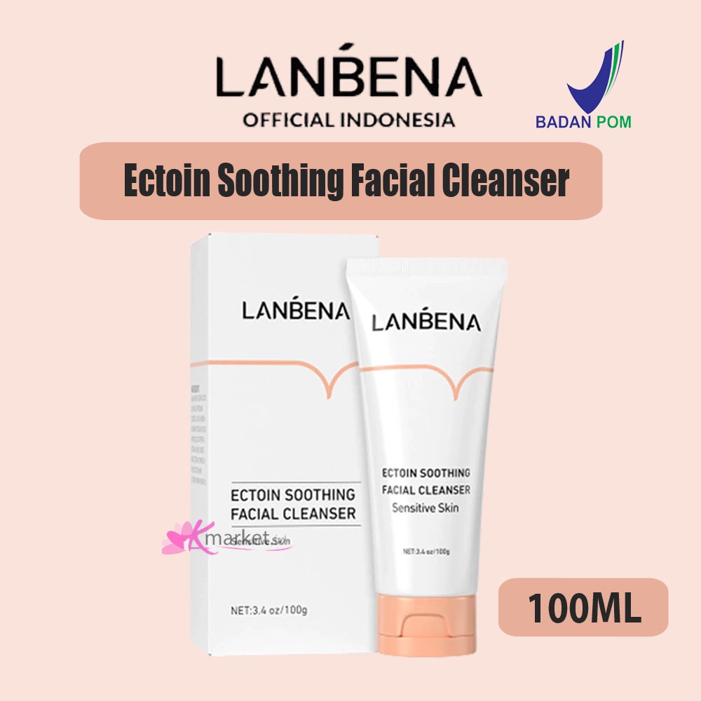 [BPOM] LANBENA Ectoin Soothing Facial Cleanser - Untuk Kulit Sensitive