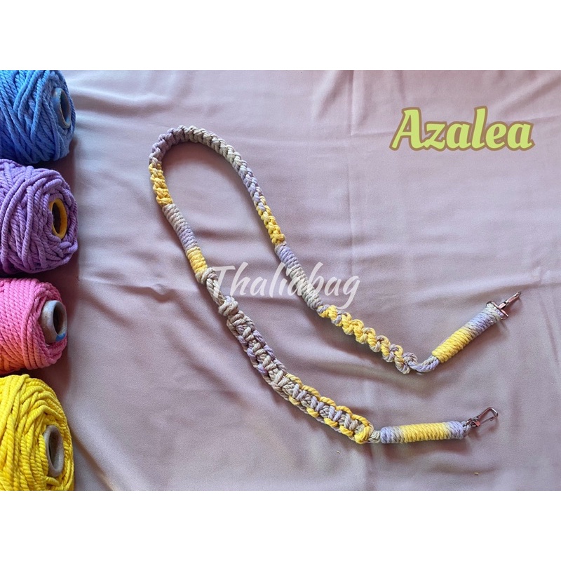 READY STOK STRAP BAG MACRAME AZALEA BY THALIABAG // TALI TAS MURAH // SLINGBAG // SHOULDERBAG // KEYCHAIN // HANDMADE // GANTUNGAN TAS // MACRAME