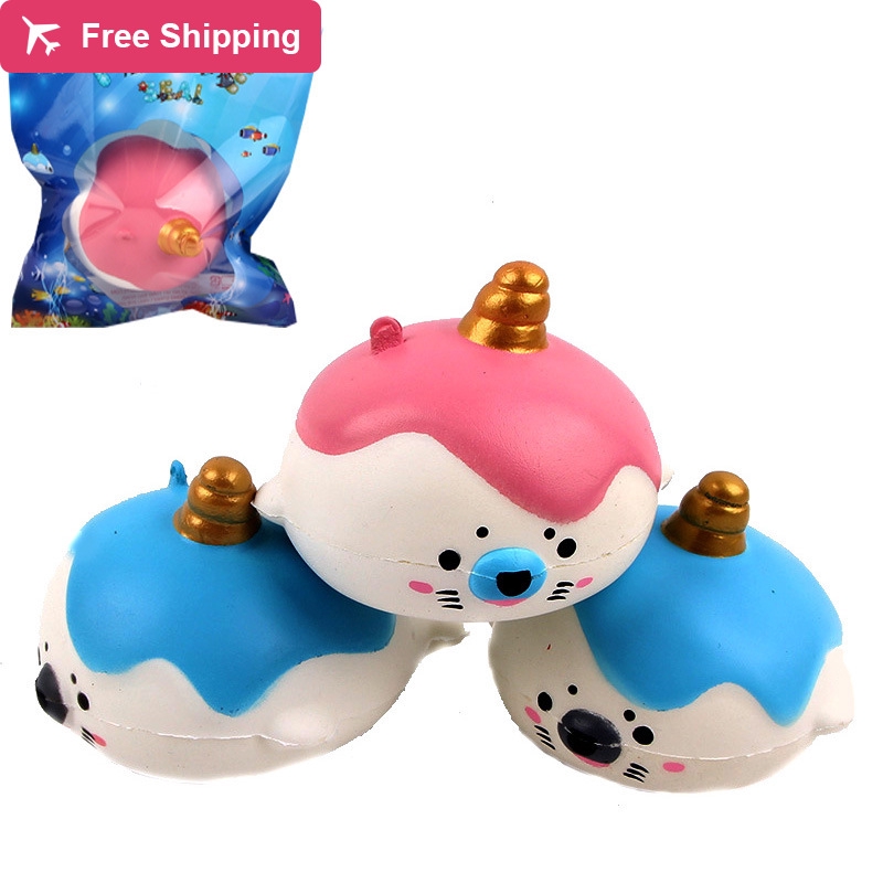 Squishy Unicorn/ Buah/ Roti Squishy Slow Springback Seals Pu Simulation Cake COD