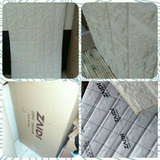  ZAIDI  50cm x 1m Wallpaper  Foam 3D  Korea Stiker Hiasan 