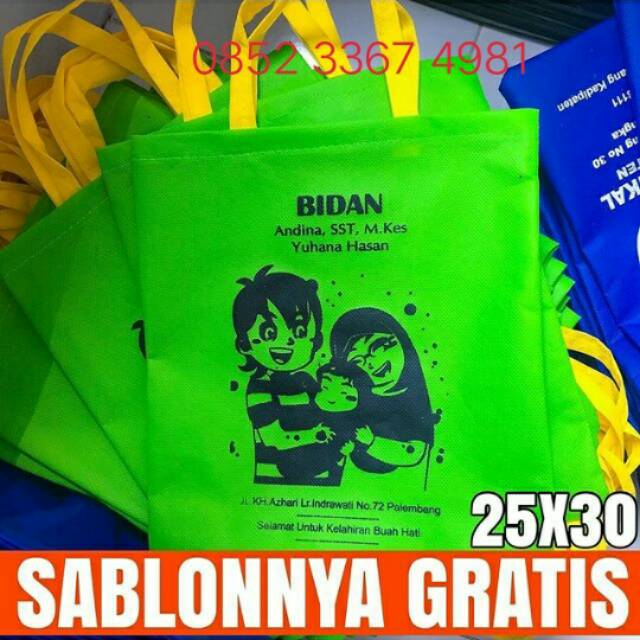 

Tas spunbond godiebag totebag tas promosi tas souvenir