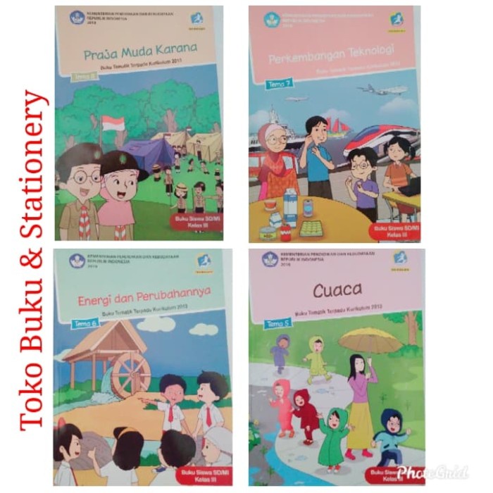 

❤BISA COD❤ Paket Buku Tematik Kelas 3 Semester 2 Kurikulum 2013 Terbaru