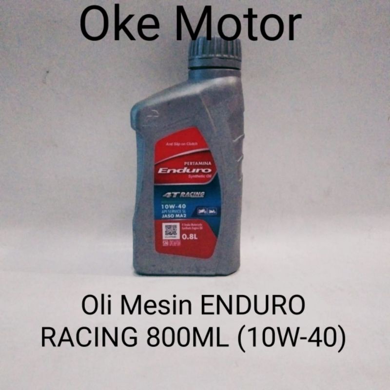 Oli Mesin ENDURO RACING 800ML (10W-40)