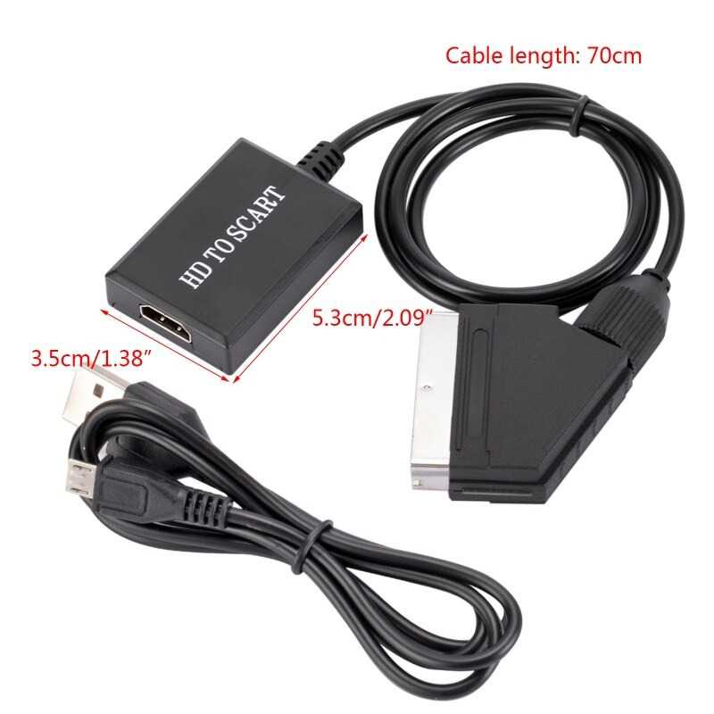 EZY Video Adapter Converter HDMI ke SCART 1080P ( Al-Yusi )