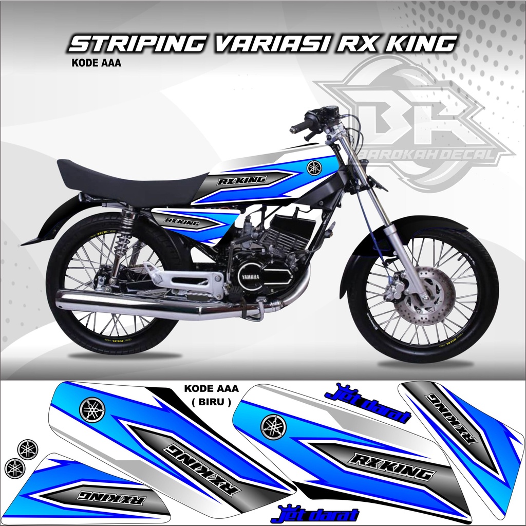 Sticker Rx King Variasi Stiker Lis Striping Rx King Kode AAA