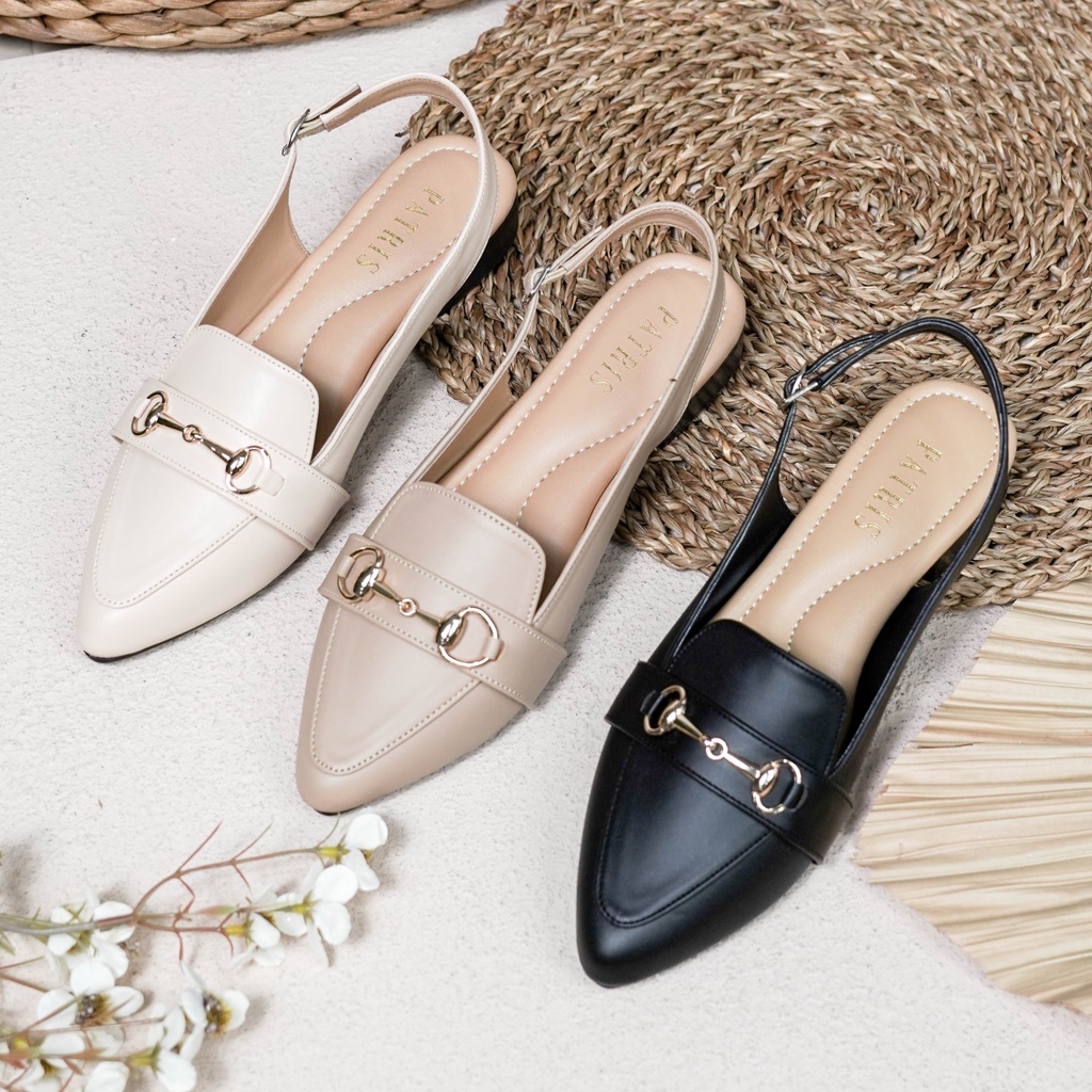 Patris Indira PTS 19 Mules Wanita Heels / Hak 3 Cm