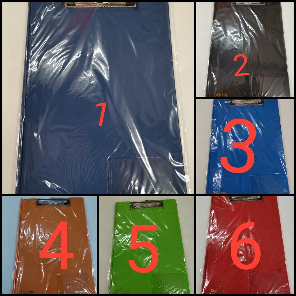 

Clip File/Papan Jalan dengan cover depan merk Yushinca C318