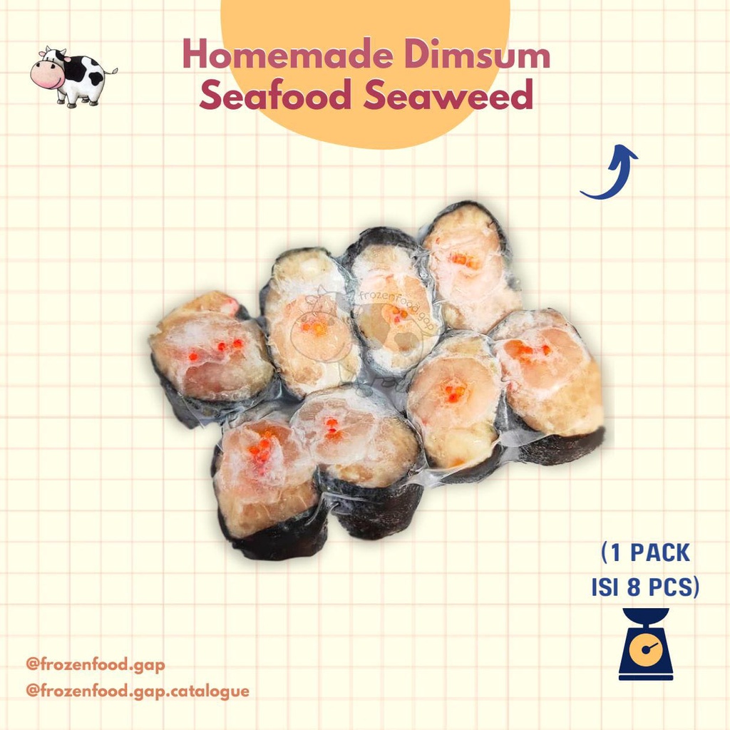 

HOMEMADE DIMSUM | SEAFOOD SEAWEED | FROZENFOOD.GAP