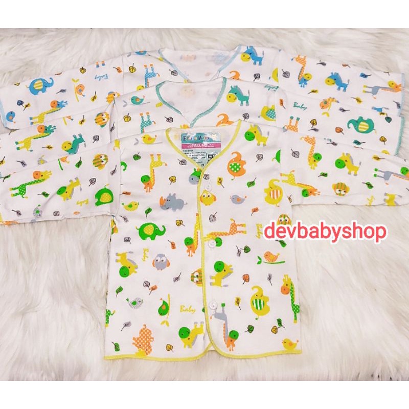 6PCS BAJU BAYI LENGAN PANJANG ELVIRA BABY-BAJU BAYI MURAH