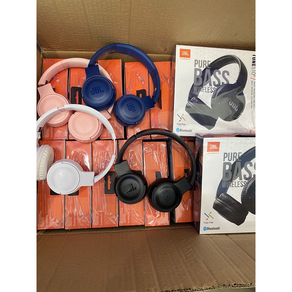 bluetooth jbl tune 510 pure bass sound wireless headphone 510BT