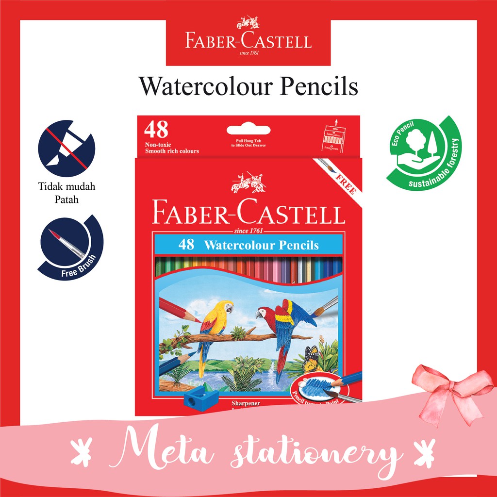 

Pensil warna Water Color Faber Castell 48