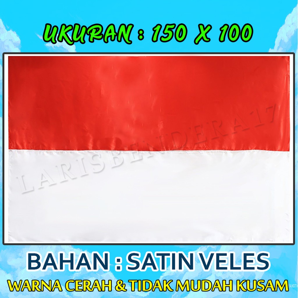 Bendera merah putih 150 x 100. Bendera Rumah, Bendera Upacara, Bendera Kemerdekaan, Bendera Indonesi